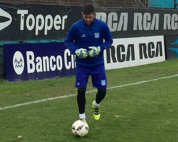 Agustín Orion tuvo su primera práctica en Racing (@RacingClub)