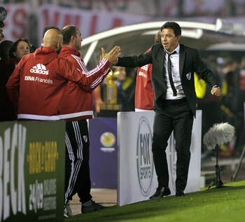 La celebración de Gallardo en