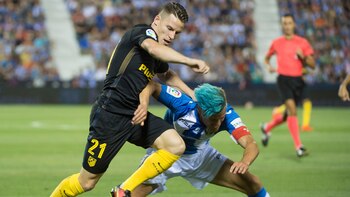 El Atlético de Madrid no pasó del 0-0 contra Leganés (AFP)
